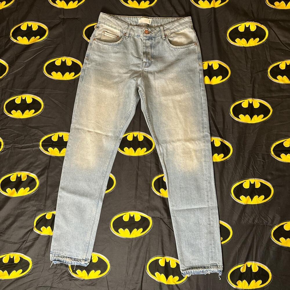 Light Blue asos Design Denim Jeans